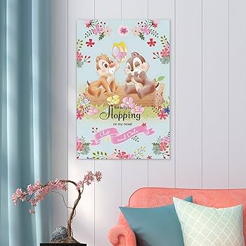 Amazon.co.jp: チップとデール ポスター 絵画 インテリア 壁紙用